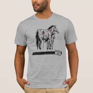 Camiseta O cavalo de Przewalski, pela cotovia de Laura