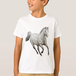 Camiseta O cavalo do Appaloosa do leopardo caçoa o t-shirt