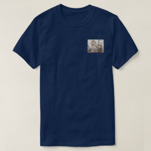 Camiseta O Cavalo do Estudioso Saltando de um Livro