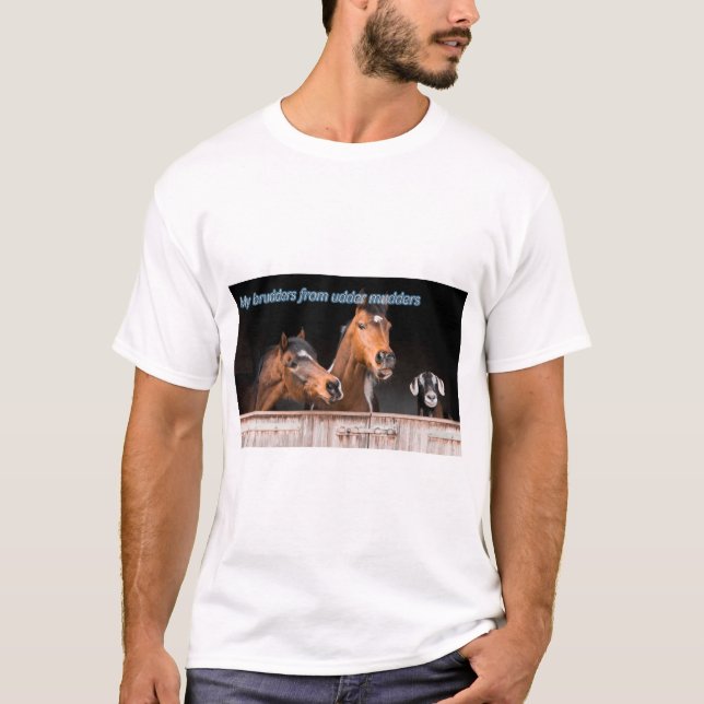 Camiseta O cavalo engraçado de Memes do cavalo engraçado (Frente)