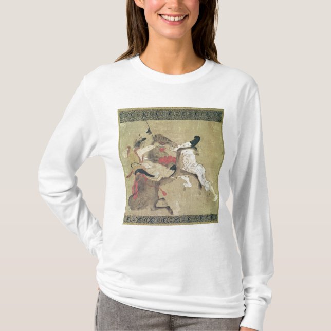 Camiseta O cavalo irritado (Frente)