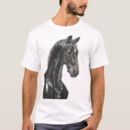 Camiseta O Cavalo Preto Dinâmico