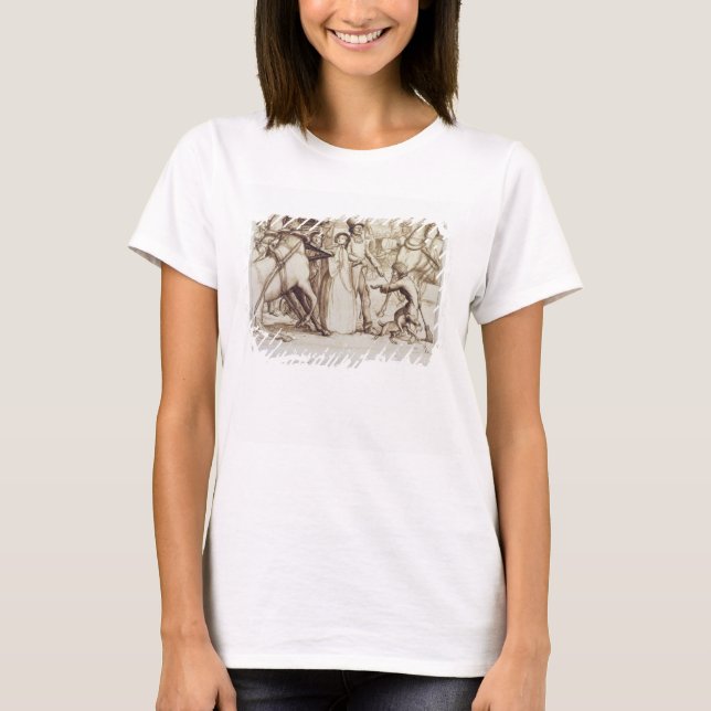 Camiseta O Cego, 1853 (caneta, tinta, lavagem e grafite o (Frente)