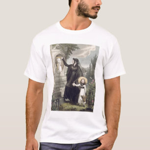 Camiseta O cemitério de Pere Lachaise, impresso por Charle