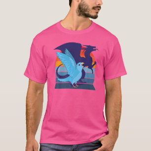 Camiseta O Cenário I Dragão Alado I Gritando Pais Azuis