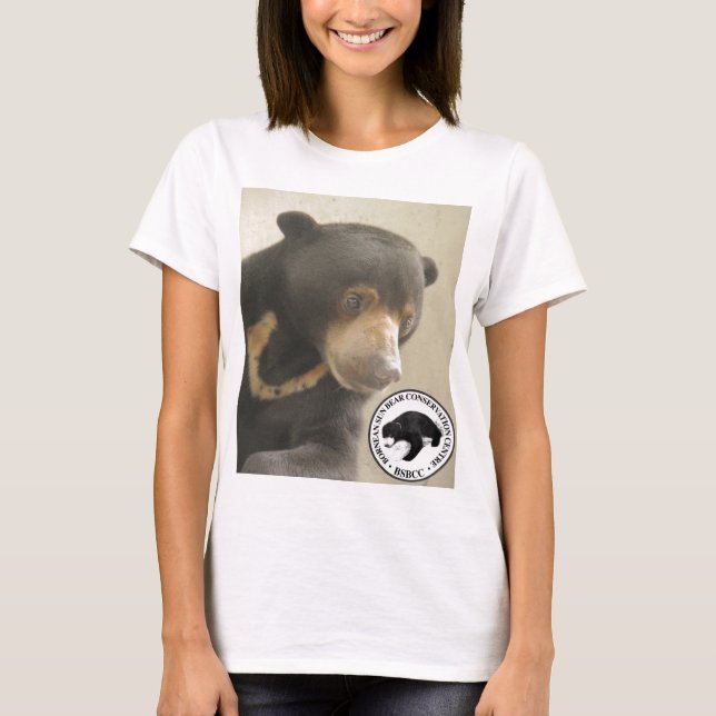 Camiseta O centro da conservação do urso de Bornean Sun (Frente)