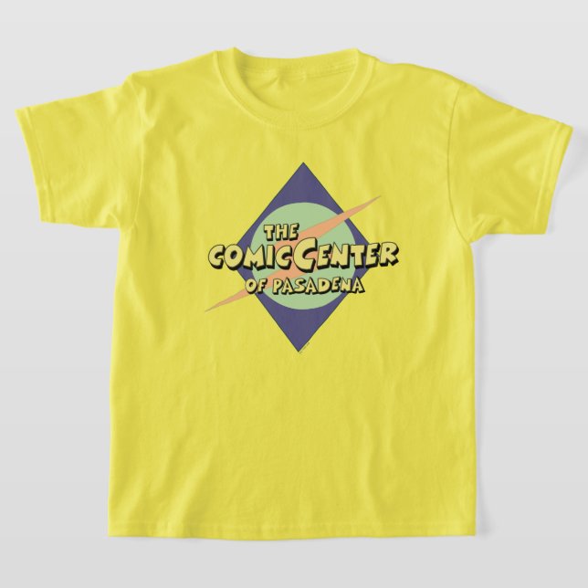 Camiseta O centro de banda desenhada de Pasadena (Postura )