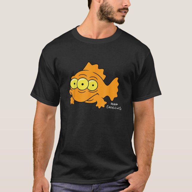 Camiseta O Centro De Peixes Nucleares dos Simpsons, Cegos,  (Frente)