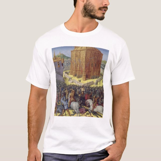 Camiseta O cerco de Jerusalem por Nebuchadnezzar (Frente)