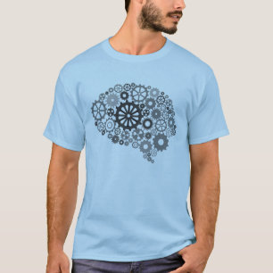 Camiseta O cérebro alinha o t-shirt