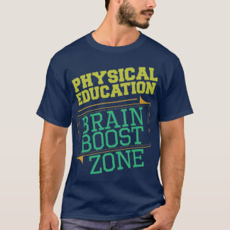 Camiseta O cérebro do PROFESSOR da EDUCAÇÃO FÍSICA