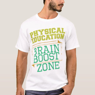 Camiseta O cérebro do PROFESSOR da EDUCAÇÃO FÍSICA