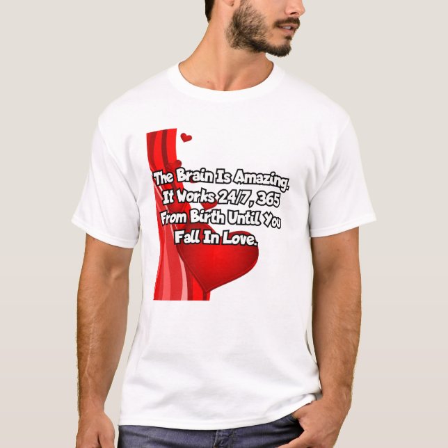 Camiseta O cérebro é incrível... (Frente)