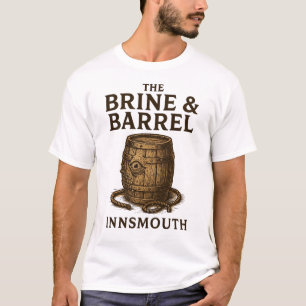 Camiseta O cérebro e o barril - Uma tradição da Innsmouth