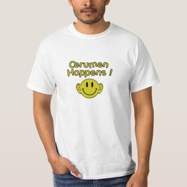 Camiseta o cerumen acontece (Frente)