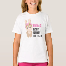Camiseta O cesto personalizado está pronto para tratar o co