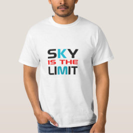 Camiseta O CÉU É o Tshirt do LIMITE
