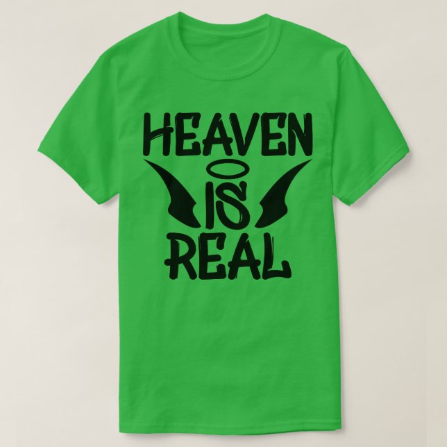 Camiseta O Céu É Real (Frente do Design)