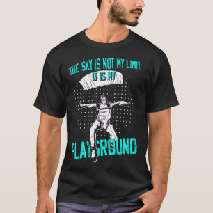 Camiseta O Céu Não É Meu Limite Playground Salto de Paraque