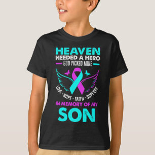 Camiseta O Céu Precisava De Herói Deus Pegou O Meu Filho Su
