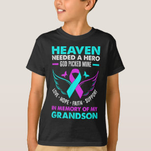 Camiseta O Céu Precisava de um Herói Deus Escolheu Meu Neto