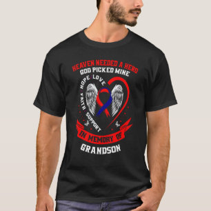 Camiseta O Céu Precisava de um Herói Deus Escolheu Meu Neto