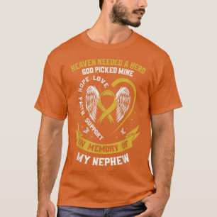 Camiseta O Céu Precisava de um Herói Deus Pegou Meu Sobrinh