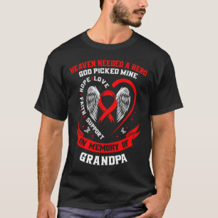 Camiseta O Céu Vermelho Precisava De Um Herói Deus Pegou O