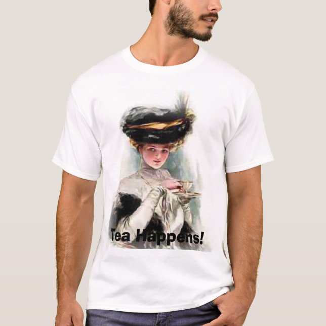 Camiseta O chá acontece (Frente)