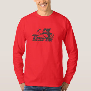 Camiseta O chá de longa Capa dos homens das artes de adapta