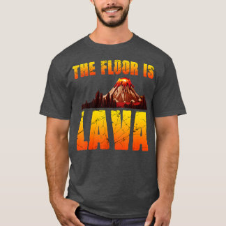 Camiseta O Chão É Lava Funny Pompeii Lava Campeonato M