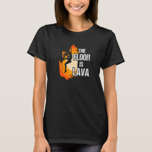 Camiseta O Chão É Lava Subindo Esportivo Extreme Que Se Tor