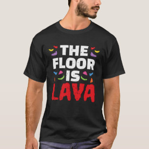 Camiseta O Chão É O Climer De Lava Subindo Boulderin