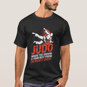 Camiseta O Chão é Seu Pior Inimigo, Arte Marcial de Karate