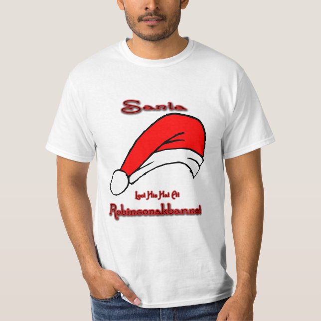 Camiseta O chapéu do papai noel (Frente)