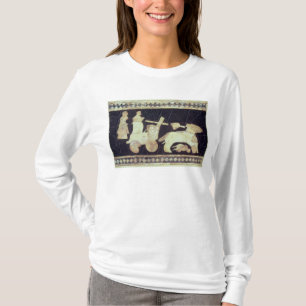 Camiseta O chariot da guerra puxou por dois cavalos,