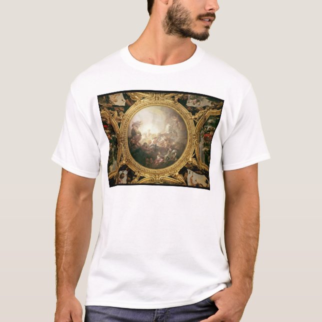 Camiseta O Chariot de Apollo, pintura do teto (Frente)