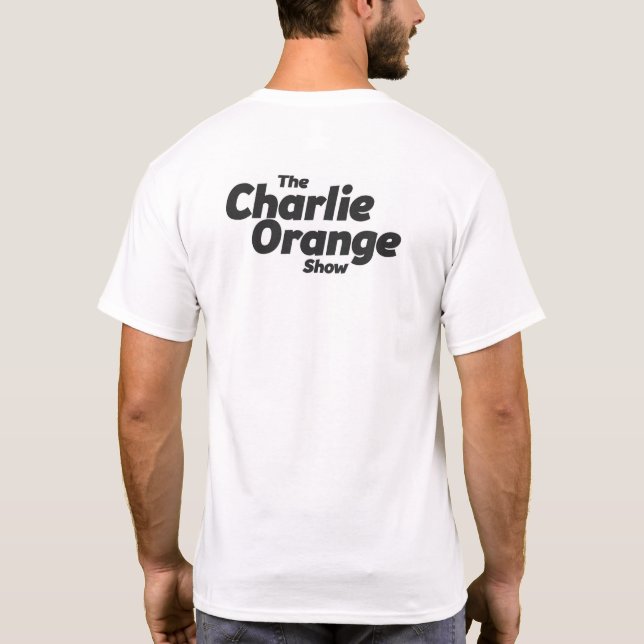 Camiseta O Charlie Orange Show! (Verso)