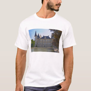 Camiseta O Chateau Pichon Longueville Baron e o lago