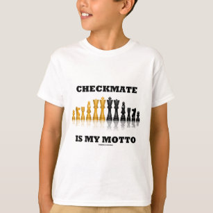 Camiseta O Checkmate é minha divisa (o grupo de xadrez