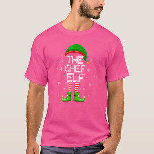 Camiseta O Chef Elf Engraçado Grupo Correspondente ao Natal
