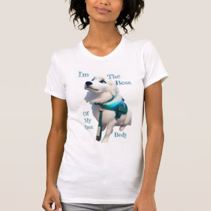 Camiseta O chefe diz: "Sou o chefe do meu próprio corpo!