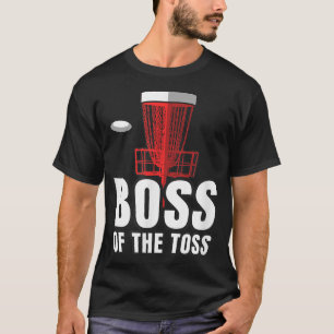 Camiseta O Chefe do Golf Disco Toss Engraçado Frisbee Vinta