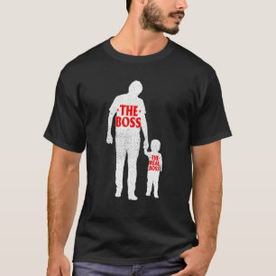 Camiseta O Chefe E O Pai Dia de os pais Do Chefe Real