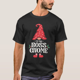 Camiseta O Chefe Gnome Funny Family Matching Group
