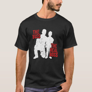 Camiseta O Chefe O Chefe Real Pai Filho Matchin