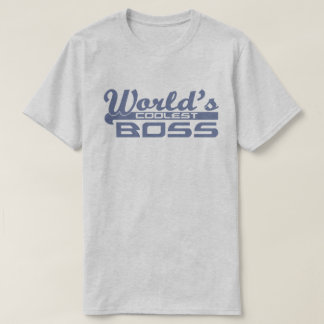 Camiseta O chefe o mais fresco do mundo