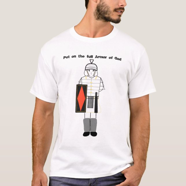 Camiseta O Cheio Armor de Deus T-Shirt (Frente)