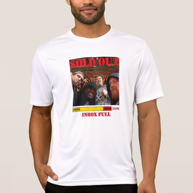 Camiseta O cheio de Inbox "vendeu para fora o *new* da (Frente)