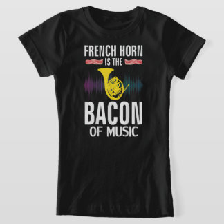Camiseta O Chifre Francês é Bacon da Orquestra Engraçada de